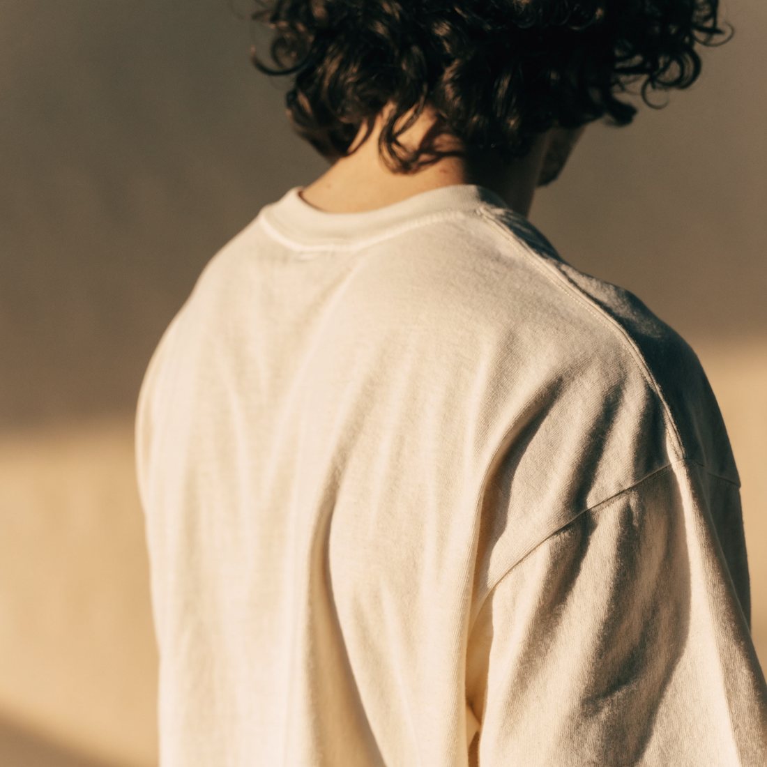 AWKN MVMT organic cotton t-shirt in off-white